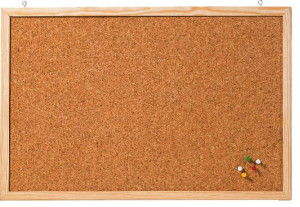 Tabla od plute sa drvenim ramom 60x80