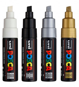 UNI set PC-8K POSCA 8mm 1/4