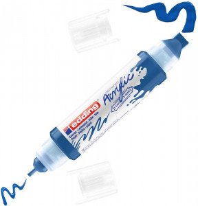 Akrilni marker E-5400 double-liner sa dva vrha