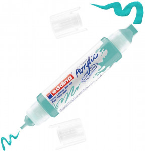 Akrilni marker E-5400 double-liner sa dva vrha