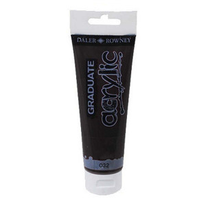 Boja akrilna 120ml crna pearlescent 123120032 graduate