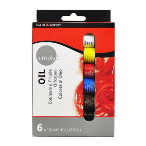 Boja uljana 6/1 set 6x12ml 118500006 simply