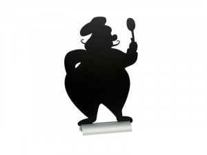 Crna tabla Securit Silhouette KUVAR alu-postolje 35x22x6cm