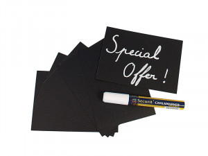 Crna tabla Securit Tag + kreda marker