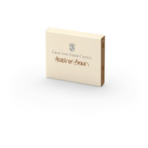 Faber Castell GV 6 ink cartridges, Hazelnut Brown