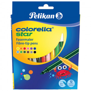 Flomaster školski 12boja karton Colorella star Pelikan 807517