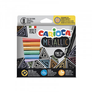 Flomasteri METALLIC 1/8 Carioca