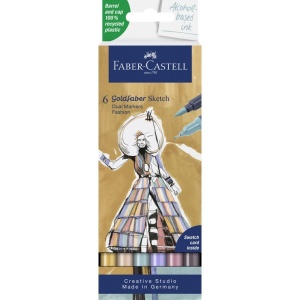 Goldfaber sketch flomaster Faber-Castell Fashion 1/6
