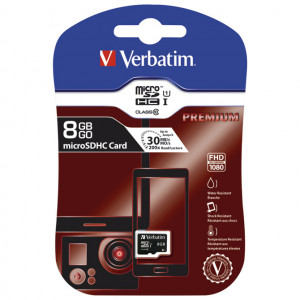 Kartica memorijska micro SDHC 8GB (class 10) Verbatim 44012 blister