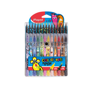 MAPED FLOMASTER 12 + BOJICE 15 MONSTER