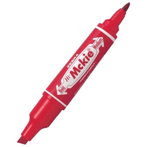 Marker permanentni 2-4mm obostrani kosi/okrugli vrh Hi-Mckie Zebra zeleni