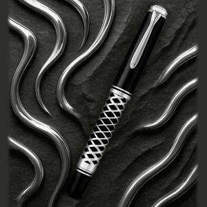 Nalivpero Metal Sleeve G M805 (M) u specijalnoj poklon kutiji Pelikan crno-sivo