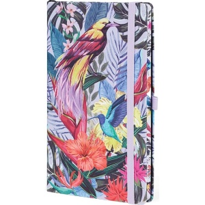 Notes 13x21cm linije 192strane s gumicom Eden Paradise
