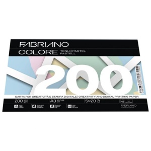 Papir Copytinta A3 200g pk100 Fabriano 69229742 pastelna mešavina 5boja