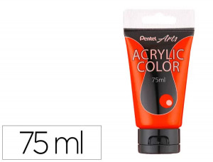 PENTEL akrilna boja 75ml narandzasta