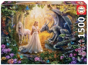 Puzzle Princeza i jednorog 1500 delova