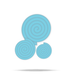 Quilling traka za pravljenje kružica-cvetića Tamno PLAVA