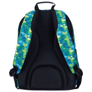 Ranac đački anatomski 3zipa 1džep AB340 Game 24.Astrabag crno-zeleni