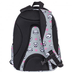 Ranac đački anatomski 3zipa AB330 Panda 24.Astrabag sivi