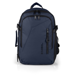 Ranac putni za low cost sa 2 odeljka 25x40x20/23 cm 20/23l Plavi