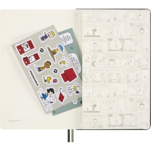 Rokovnik Moleskine x Peanuts Limited Edition Group large Black