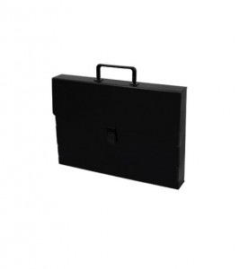 Torba-kofer pp-tvrdi 380x270x50mm 1kopča Dispaco CRNA