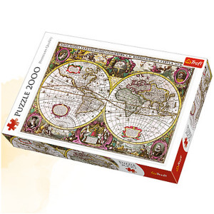 Trefl Puzzle A New Land and Water Map of the Entire 2000del