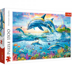 Trefl puzzle Dolphin Family 1500 delova