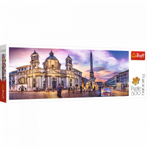 Trefl Puzzle Panorama Piazza Navona Rome 500 delova