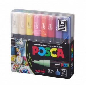 UNI set PC-1M POSCA /0.7mm 16 kom