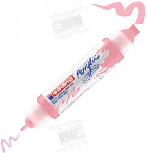 Akrilni marker E-5400 double-liner sa dva vrha
