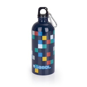 Aluminijumska boca za vodu sa zakačkom 7x21 cm 600ml Cubic