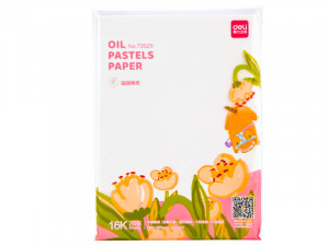 Beli papir za slikanje uljanim pastelama A4 20 listova