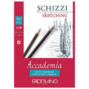 Blok Accademia Schizzi Sketching 14,8x21cm 50L 120g Fabriano 41121421