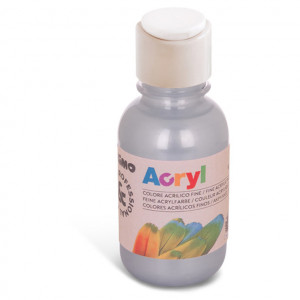 Boja akrilna 125ml CMP 402TA125910 srebrna (silver)