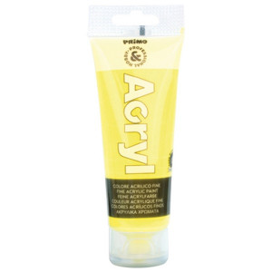 Boja akrilna 75ml pvc tuba fluo CMP 420TAF75210 žuta (yellow fluo)