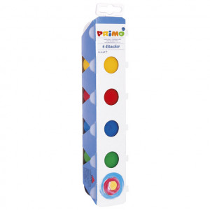 Boja tempera za prste 25ml x 6boja (čaša) Primo