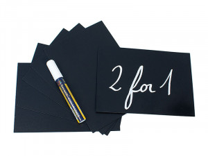 Crna tabla Securit Tag + kreda marker