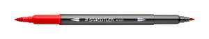 Dvostrani akvarel flomaster STAEDTLER 2 red
