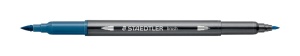 Dvostrani akvarel flomaster STAEDTLER 63 delft blue