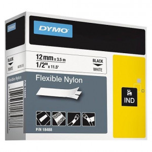 DYMO traka IND Flex 12mmx3.5m, crna/žuto