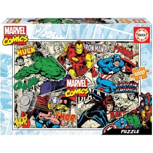 Educa Puzzle 1000 delova Marvel Strip Junaci