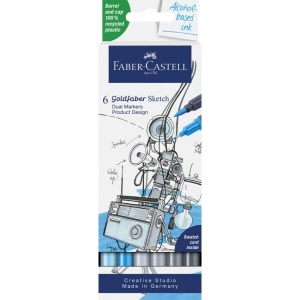 Goldfaber sketch flomaster Faber-Castell Product design 1/6