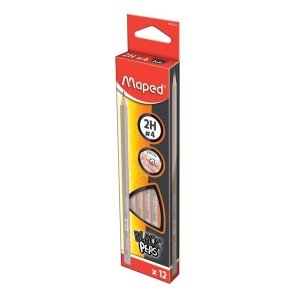 MAPED grafitna olovka BLACK PEPS 2H 1/12