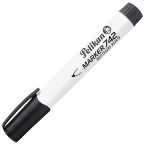 Marker za belu tablu punjivi kosi vrh 742 Pelikan CRNI 1/10