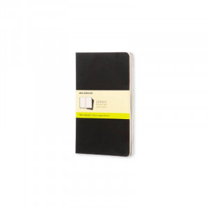 ML CAHIER JNLS LG PLAIN BLACK