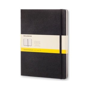Moleskine Notebook XL Squared (Kvadratići) black hard