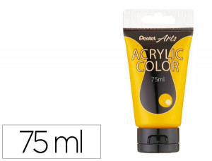 PENTEL akrilna boja 75ml tamno žuta