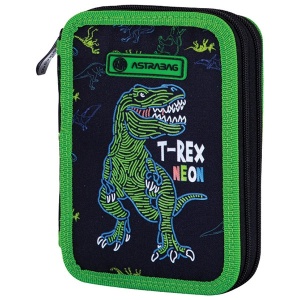 PERNICA PUNA 2ZIPA AC21 T-REX NEON 24.ASTRABAG CRNO-ZELENA