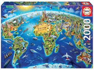 Puzzle Svet 2000 komada